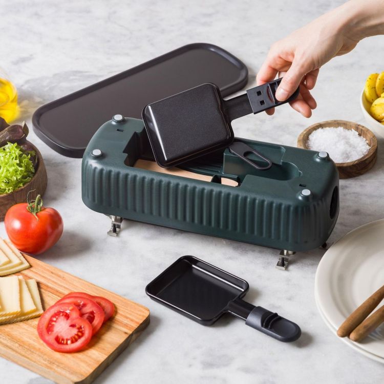 GreenPan Silhouette Connectable Gourmet - koppelbaar (Pine Green) - Panache (Koksijde)