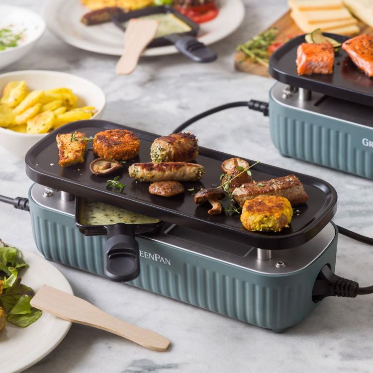 GreenPan Silhouette Connectable Gourmet - koppelbaar (Smokey Blue) - Panache (Koksijde)