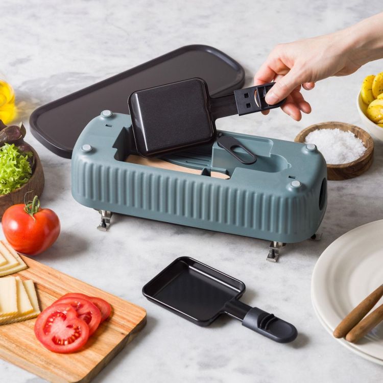 GreenPan Silhouette Connectable Gourmet - koppelbaar (Smokey Blue) - Panache (Koksijde)