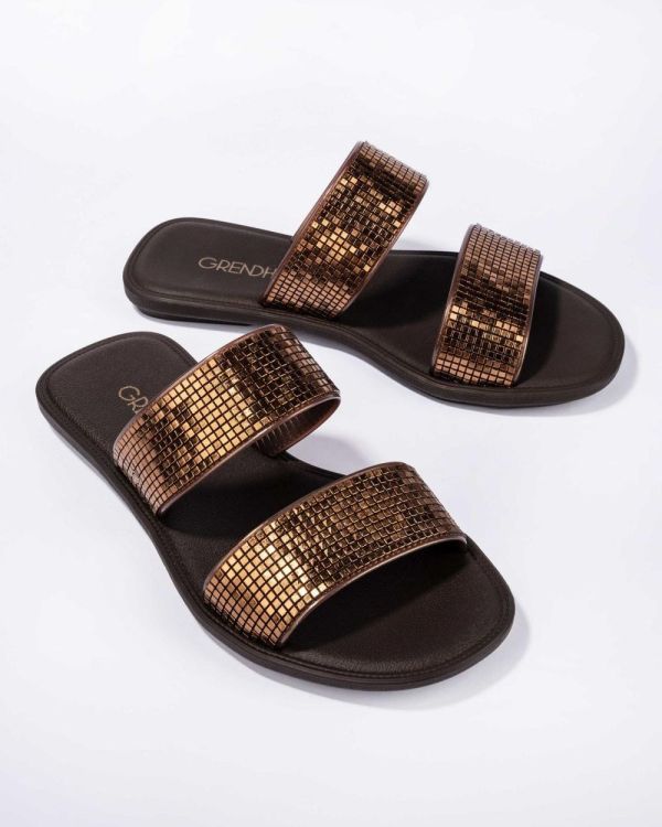 Grendha Buriti Icone slippers (Brown) - Panache (Koksijde)