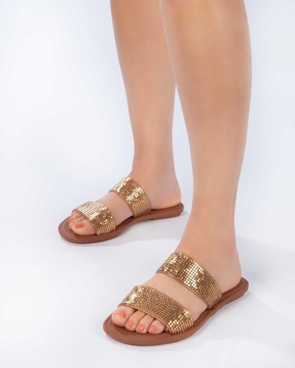 Grendha Buriti Icone slippers (Gold) - Panache (Koksijde)