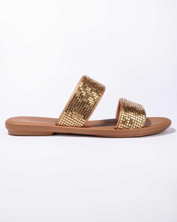 Grendha Buriti Icone slippers (Gold) - Panache (Koksijde)