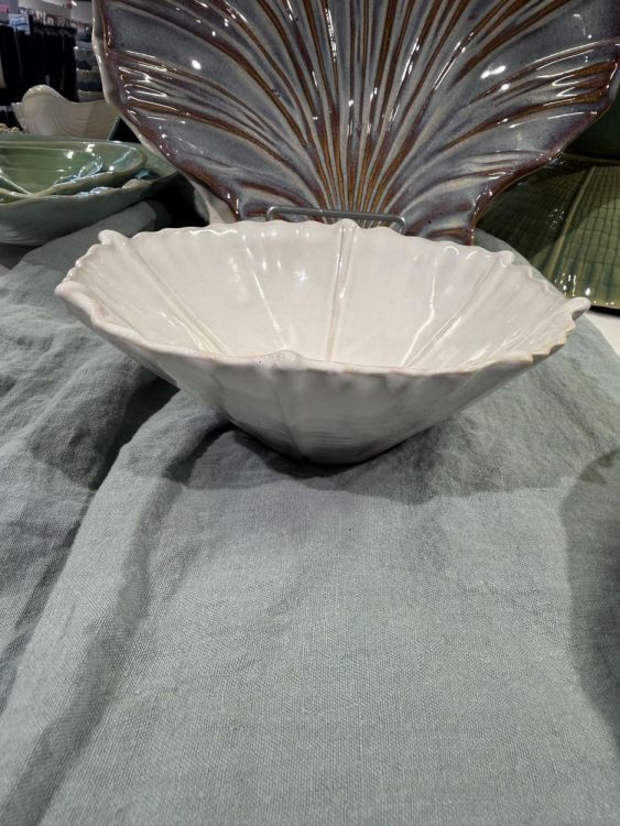 Gresnovo Marea Schelp bowl 18cm (Blanc Banquise) - Panache (Koksijde)