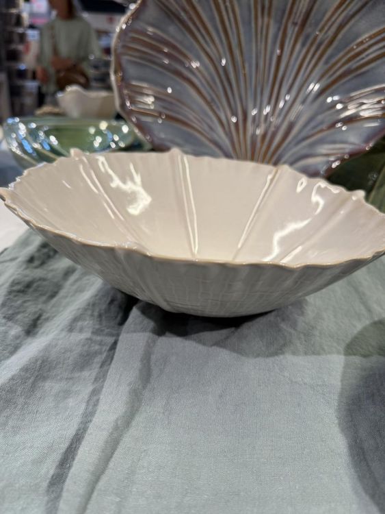 Gresnovo Marea Schelp bowl 27cm (Blanc Banquise) - Panache (Koksijde)