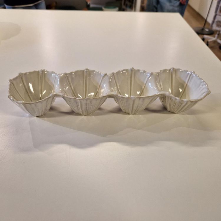 Gresnovo Marea tapas 4 schelpen - Blanc Banquise (Blanc Banquise) - Panache (Koksijde)