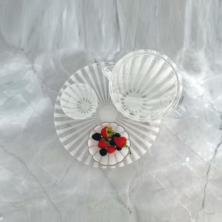 Guzzini Dolcevita Plateau 31cm (Mother of pearl) - Panache (Koksijde)