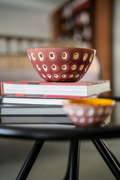 Guzzini Le Murrine L bowl (Mauve/White/Caramel) - Panache (Koksijde)