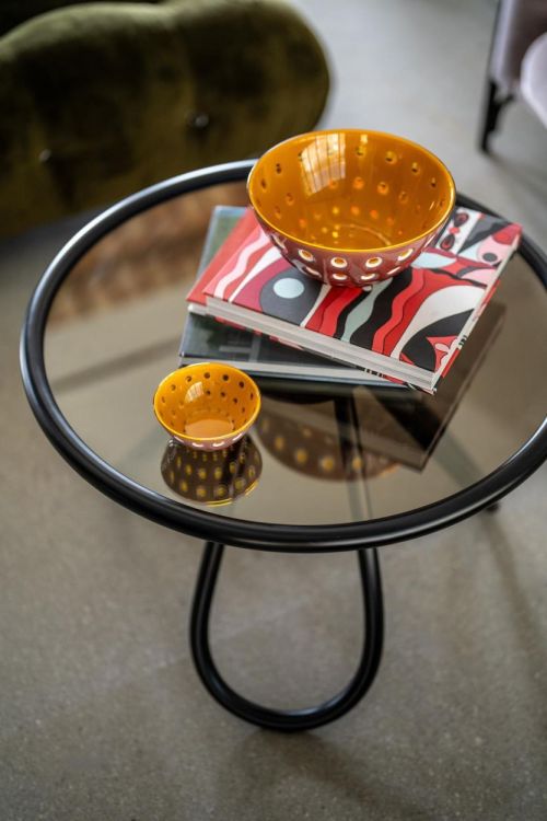 Guzzini Le Murrine L bowl (Mauve/White/Caramel) - Panache (Koksijde)