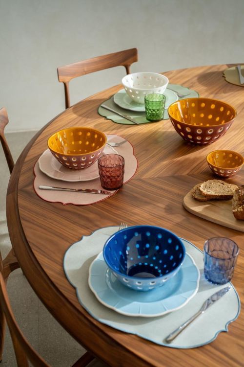 Guzzini Le Murrine L bowl (Mauve/White/Caramel) - Panache (Koksijde)