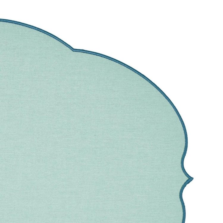 Guzzini Placemat Flora dubbelzijdig (Dusty blue) - Panache (Koksijde)