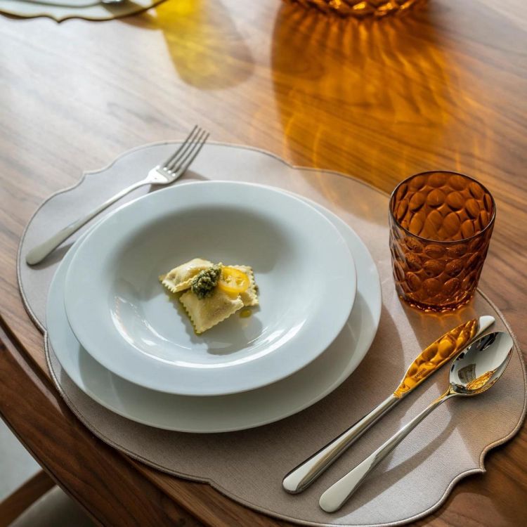 Guzzini Placemat Flora dubbelzijdig (White) - Panache (Koksijde)