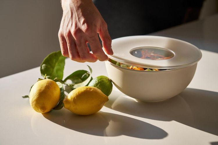 Guzzini Set 2 bewaardozen rond 1xØ20 +1x Ø24 doorzichtig deksel (Multi) - Panache (Koksijde)