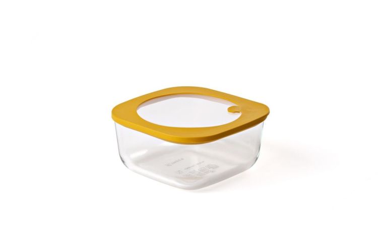 Guzzini Set 3 bewaardozen glas vierkant laag S-M-L (Multi) - Panache (Koksijde)