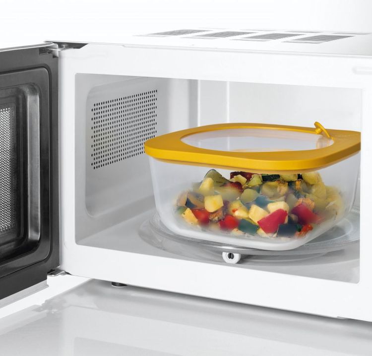 Guzzini Set 3 bewaardozen glas vierkant laag S-M-L (Multi) - Panache (Koksijde)