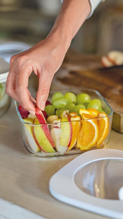 Guzzini Set 3 bewaardozen glas vierkant laag S-M-L (Multi) - Panache (Koksijde)