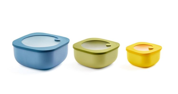 Guzzini Set 3 bewaardozen vierkant laag S-M-L (Multi) - Panache (Koksijde)