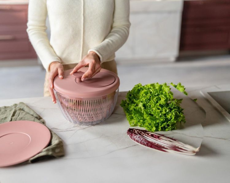 Guzzini Essoreuse à salade Spin&Store 26cm (Mauve) - Panache (Koksijde)