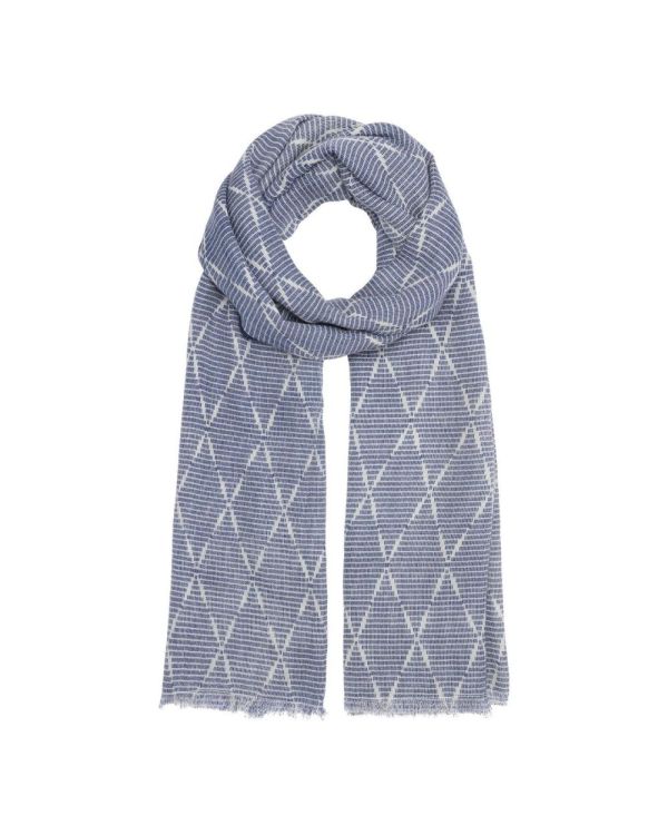 Habiba Amina Ikat Scarf (Indigo) - Panache (Koksijde)