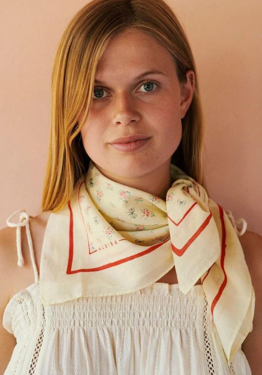 Habiba Little Bow Bandana (Vanilla) - Panache (Koksijde)