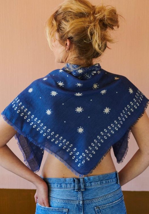 Habiba Paloma Scarf (Indigo) - Panache (Koksijde)