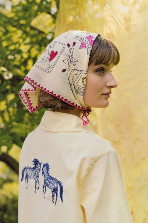 Habiba Polly Bandana (Vanilla) - Panache (Koksijde)
