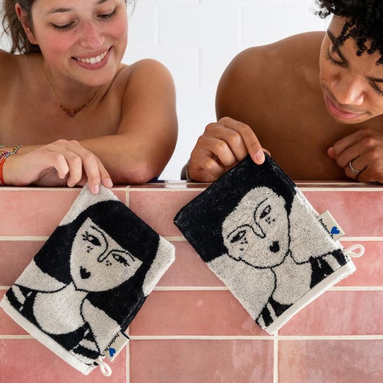 Helen b 2 washandjes lou & lenny (Wit) - Panache (Koksijde)