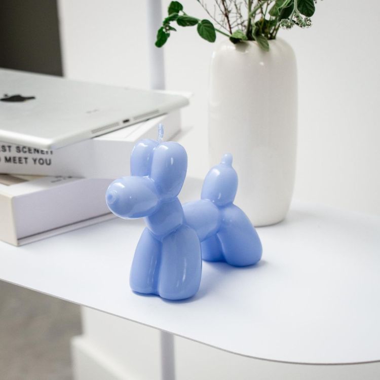 Helio Ferretti Kaars Balloon Dog (Blue) - Panache (Koksijde)