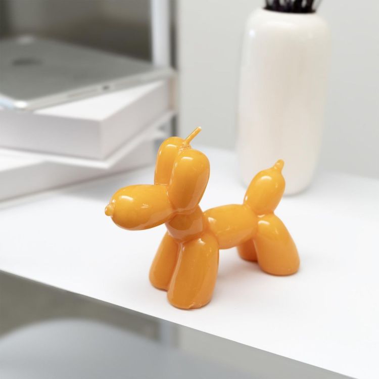 Helio Ferretti Kaars Balloon Dog (Orange) - Panache (Koksijde)