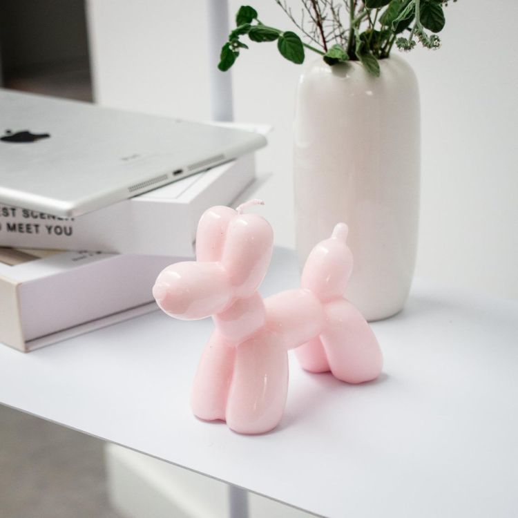 Helio Ferretti Kaars Balloon Dog (Pink) - Panache (Koksijde)