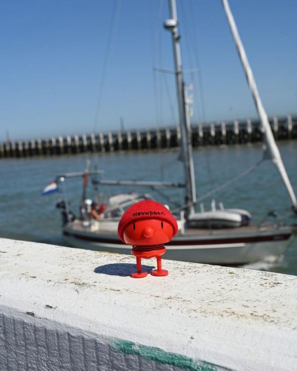 Hoptimist Hoptimist Beanie Nieuwpoort M (Red) - Panache (Koksijde)
