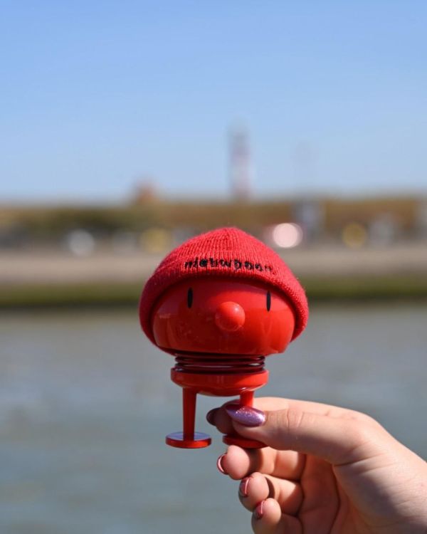 Hoptimist Hoptimist Beanie Nieuwpoort M (Red) - Panache (Koksijde)