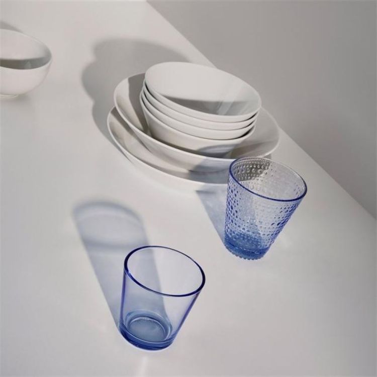 iittala Verre tumbler 30cl, set de 2 - Kastehelmi (Aqua) - Panache (Koksijde)