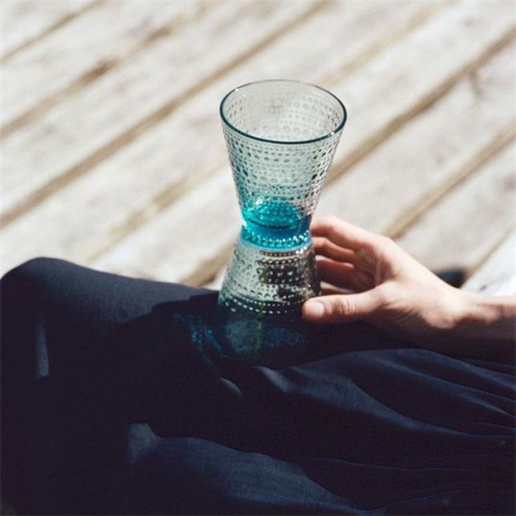 iittala Tumbler 30cl 2st Kastehelmi (Sea Blue) - Panache (Koksijde)