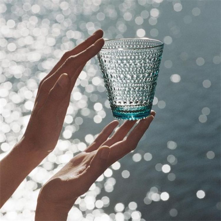 iittala Tumbler 30cl 2st Kastehelmi (Sea Blue) - Panache (Koksijde)