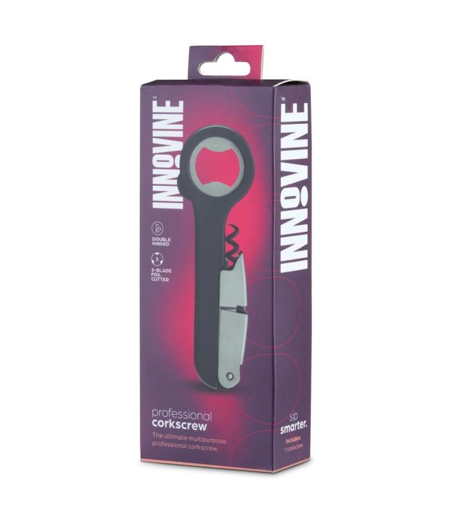Innovine Kurkentrekker met flessenopener (Grijs) - Panache (Koksijde)