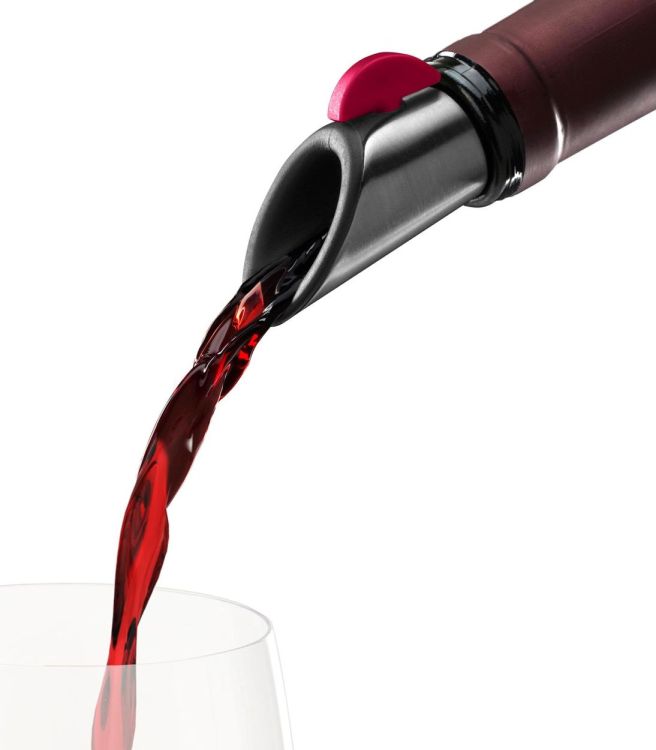 Innovine Bec verseur et bouchon à vin (Framboos) - Panache (Koksijde)