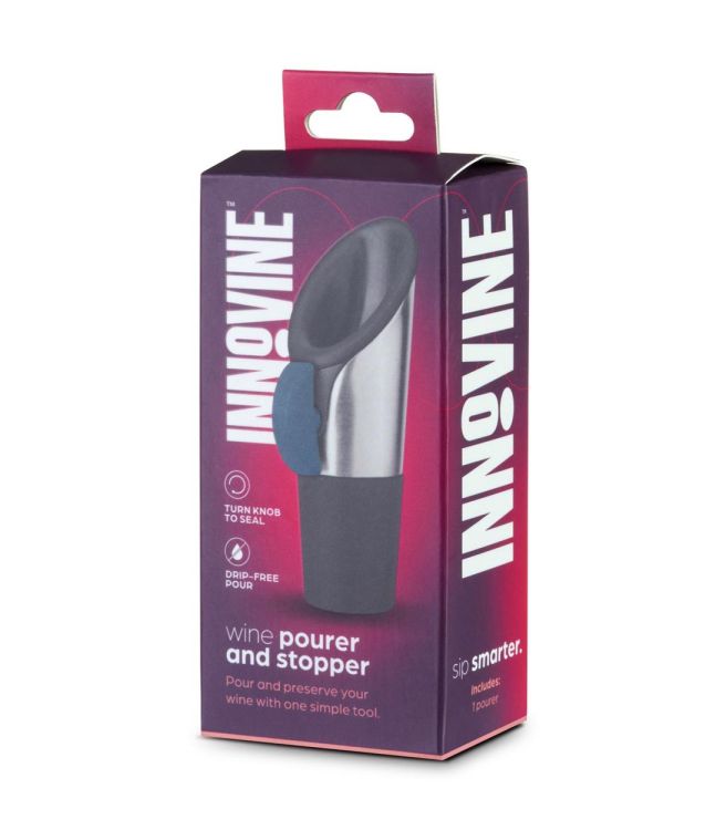 Innovine Bec verseur et bouchon à vin (Teal) - Panache (Koksijde)