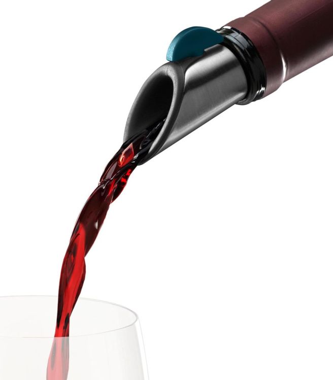 Innovine Bec verseur et bouchon à vin (Teal) - Panache (Koksijde)