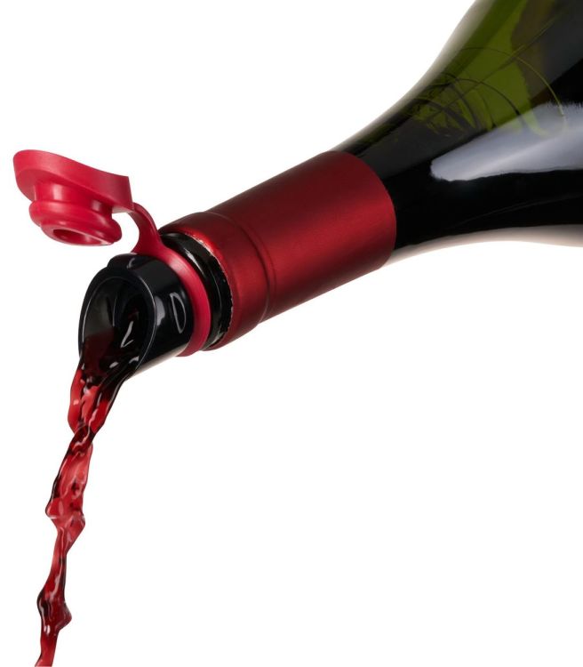 Innovine Bec verseur et bouchon à vin avec aérateur (Framboos) - Panache (Koksijde)