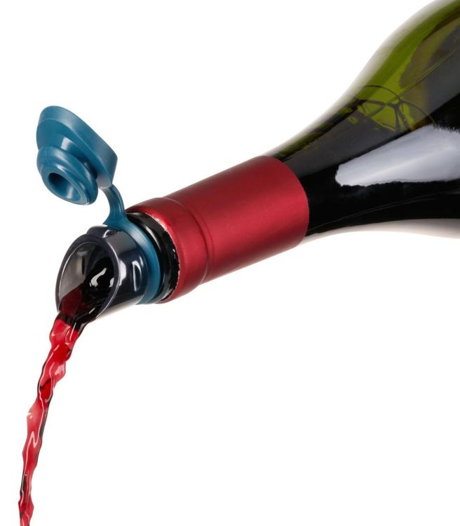 Innovine Bec verseur et bouchon à vin avec aérateur (Teal) - Panache (Koksijde)