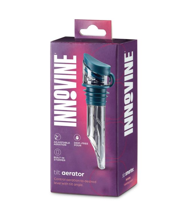 Innovine Bec verseur et bouchon à vin avec aérateur (Teal) - Panache (Koksijde)