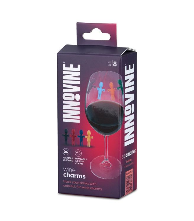 Innovine Set 8 wijnglasmarkeerders (Multi) - Panache (Koksijde)