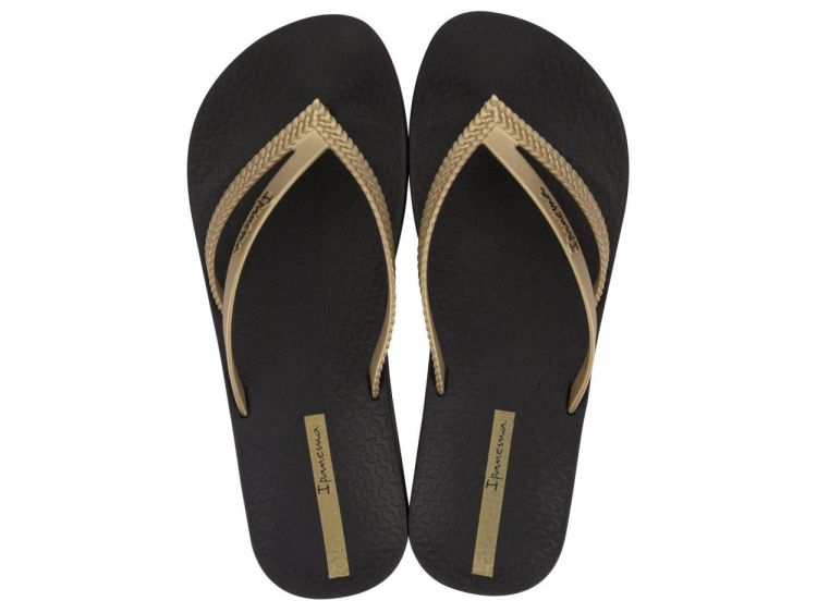 Ipanema Sandale Bossa Soft (Black/Gold) - Panache (Koksijde)