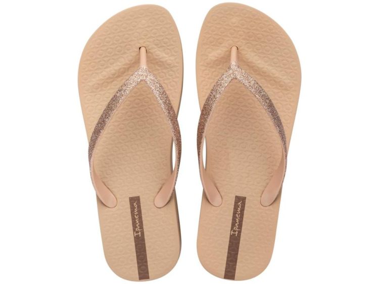 Ipanema Anatomic Mesh Chic Plateau beige slippers (Beige) - Panache (Koksijde)