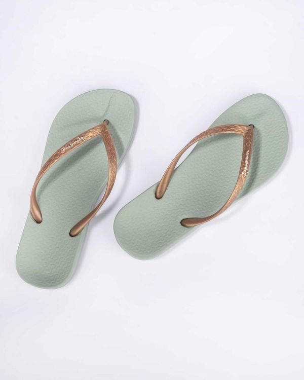 Ipanema Anatomic Tan slippers (Green) - Panache (Koksijde)