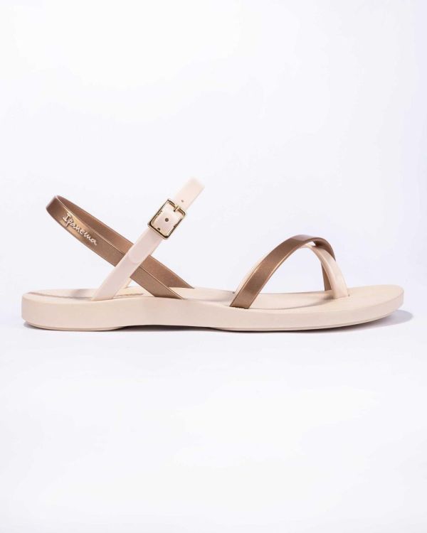 Ipanema Slipper Fashion Sandal (Beige/Gold) - Panache (Koksijde)