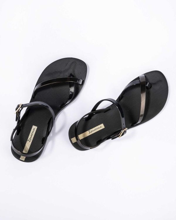 Ipanema Slipper Fashion Sandal (Black) - Panache (Koksijde)