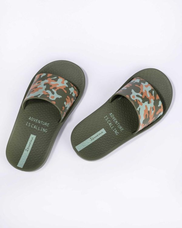 Ipanema Slipper Urban Slide Kids (Green) - Panache (Koksijde)