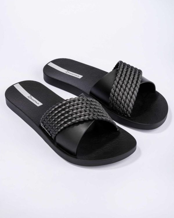 Ipanema Street slippers (Black) - Panache (Koksijde)