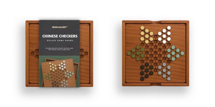 Iron & Glory Chinese Checkers (Wood) - Panache (Koksijde)